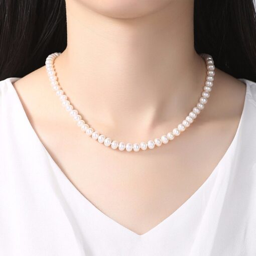 Wholesale Necklaces Freshwater Pearl Beaded Necklace With 2