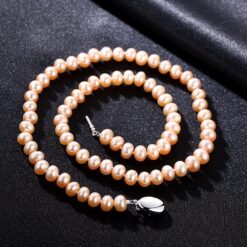 Wholesale Necklaces Freshwater Pearl Beaded Necklace With 5