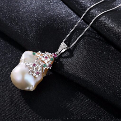 Wholesale Necklaces Freshwater Pearl Pendant Necklace With 5