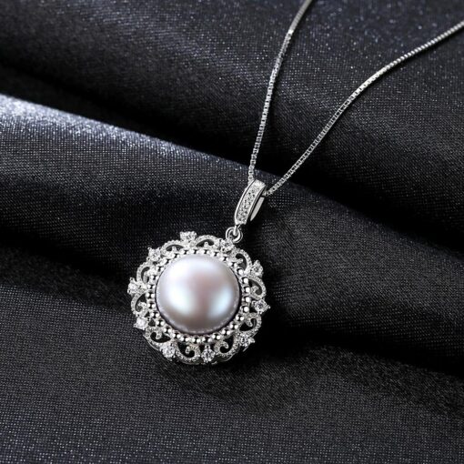 Wholesale Necklaces Luxury Flower Shaped 925 Sterling 2
