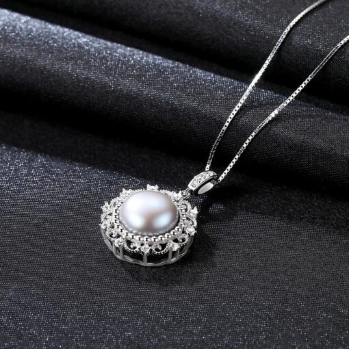 Wholesale Necklaces Luxury Flower Shaped 925 Sterling 3