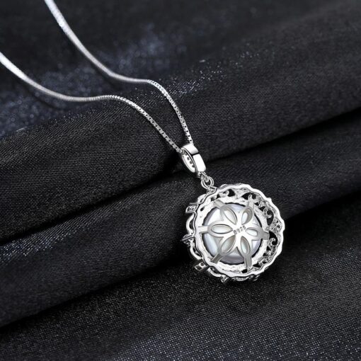Wholesale Necklaces Luxury Flower Shaped 925 Sterling 4