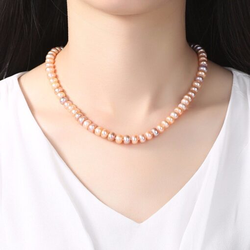 Wholesale Necklaces Pearl Bead Necklace With 925 2