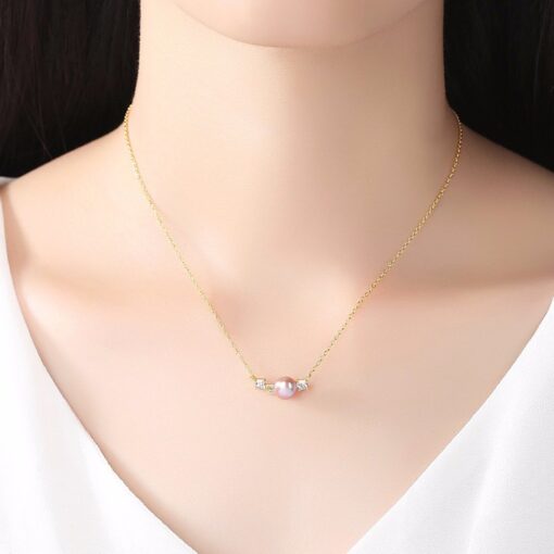 Wholesale Necklaces Simple Fashion Silver Square Shaped 1