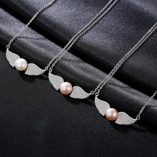 Wholesale Necklaces Women Fashion Rhodium Plated Angel 3