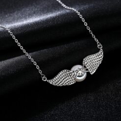 Wholesale Necklaces Women Fashion Rhodium Plated Angel 4