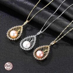 Wholesale Necklaces fashion simple drop shaped 3