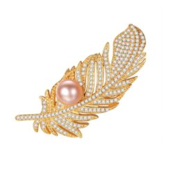 Wholesale New Fashion Luxury 18k Gold Plated Brooches