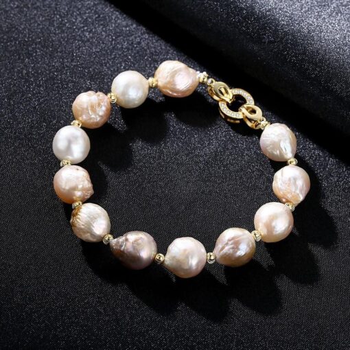 Wholesale Pearl Bracelet Women Gift Sterling Silver 3