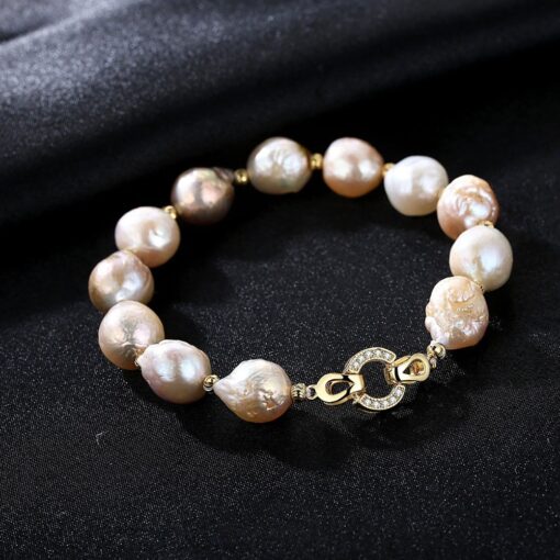 Wholesale Pearl Bracelet Women Gift Sterling Silver 5