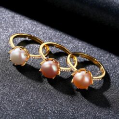 Wholesale Rings Women 18K Yellow Gold Color 5