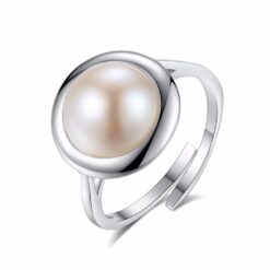 Wholesale sterling silver rings Trendy Freshwater Pearl