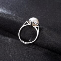 Wholesale sterling silver rings Trendy Freshwater Pearl 4