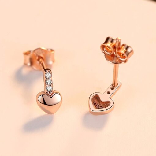 Wholesale 18K Gold Plated Lovely Heart 925 5