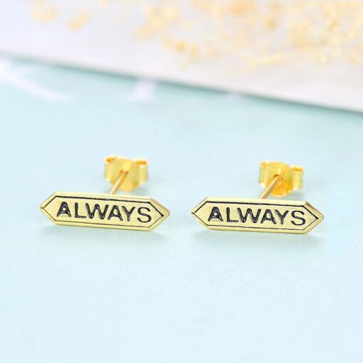 Wholesale 925 Silver Letter Cheap Earrings Made in China 3