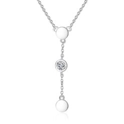 Wholesale 925 Silver Zircon Fine Necklace 2019 5