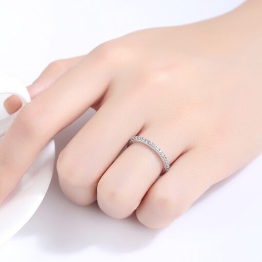 Wholesale 925 Sterling Silver Fashion CZ Finger Rings 2