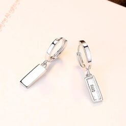 Wholesale 925 Sterling Silver Huggie Earrings Women 2