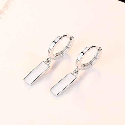 Wholesale 925 Sterling Silver Huggie Earrings Women 3