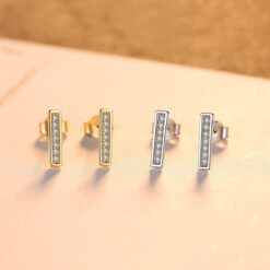 Wholesale 925 Sterling Silver Jewelry Earring Gold 3