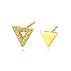 Wholesale 925 Sterling Silver Jewelry Earring Triangle