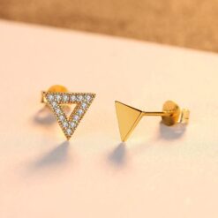 Wholesale 925 Sterling Silver Jewelry Earring Triangle 5