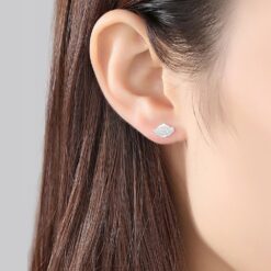 Wholesale 925 Sterling Silver Stud Earrings Women 2