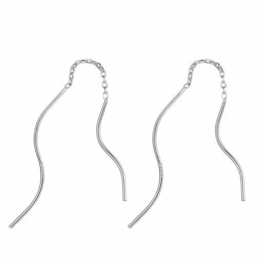Wholesale 925 Sterling Silver Women Tassel Drop Dangle Earrings