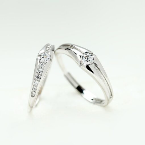 Wholesale 925 sterling silver zircon diamond ring 1