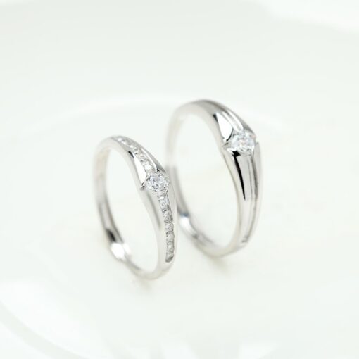 Wholesale 925 sterling silver zircon diamond ring 2