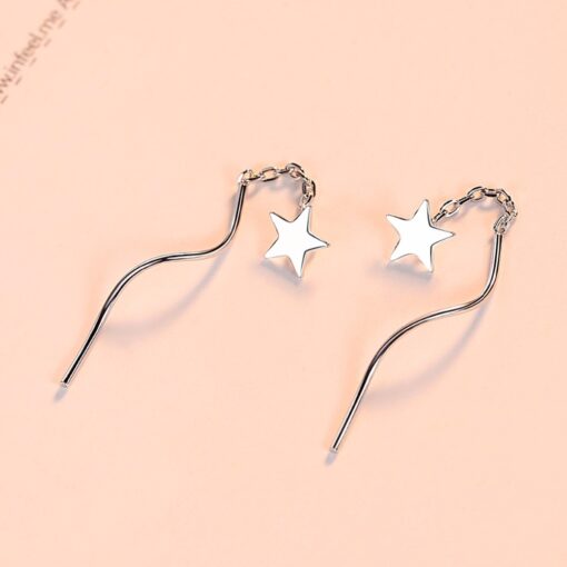 Wholesale Authentic 925 Sterling Silver Drop Dangle Earring 4