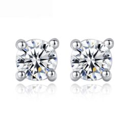 Wholesale Brand Women Classic 4 Paws Genuine Sterling Silver Earring
