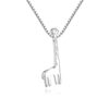Wholesale Christmas Gift Girls Silver Necklace