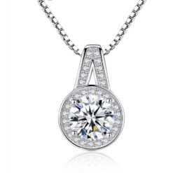 Wholesale Christmas Gift Vintage AAA Cubic Zirconia silver necklace
