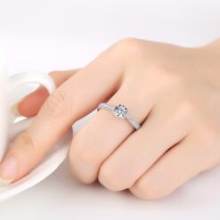 Wholesale Classic AAA CZ Stone Wedding Engagement Ring 1