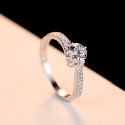 Wholesale Classic AAA CZ Stone Wedding Engagement Ring 3