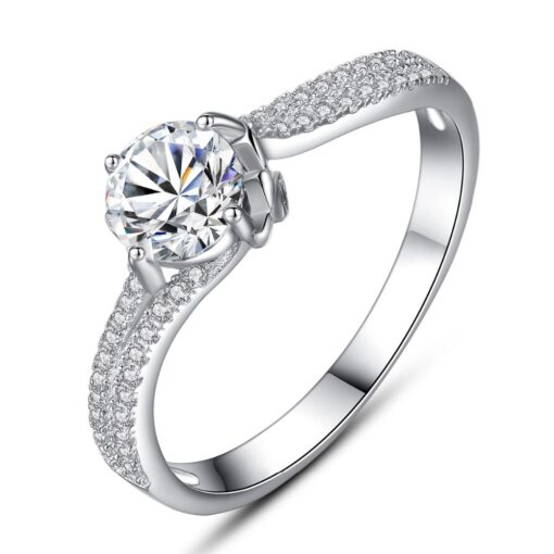Wholesale Classic AAA CZ Stone Wedding Engagement Ring