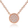 Wholesale Classic Round Disk Christmas Jewelry Necklace