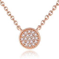 Wholesale Classic Round Disk Christmas Jewelry Necklace