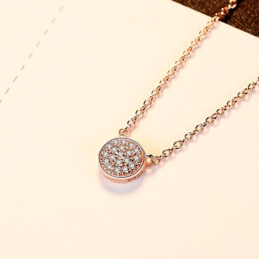Wholesale Classic Round Disk Christmas Jewelry Necklace 4