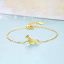Wholesale Delicate Gold Plated Link Chain Bracelets 4