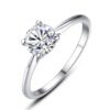 Wholesale European Design Wedding cz diamond silver ring