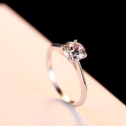 Wholesale European Design Wedding cz diamond silver ring 2