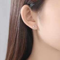 Wholesale Fancy Cubic Zirconia Womens Earrings s925 2