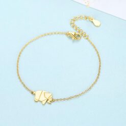 Wholesale Fashion 925 Silver Elephant Bracelet 5