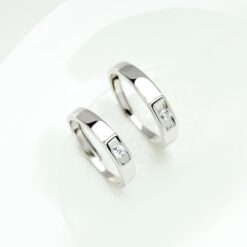 Wholesale Free Size 925 Sterling Silver Engagement Rings