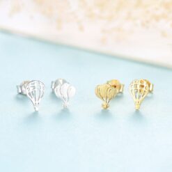 Wholesale Hot Lovely Balloon Shaped Brushed Earrings 3