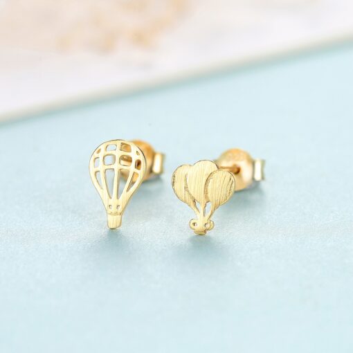 Wholesale Hot Lovely Balloon Shaped Brushed Earrings 4