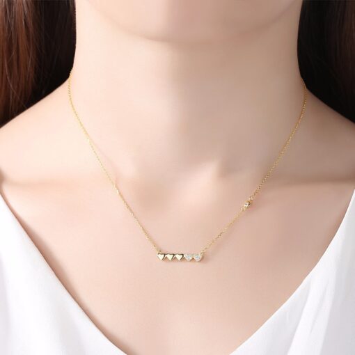 Wholesale Korean Style 925 Silver Small Cute Necklace 2