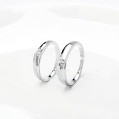 Wholesale Lovers CZ 925 Sterling Wedding Ring 1